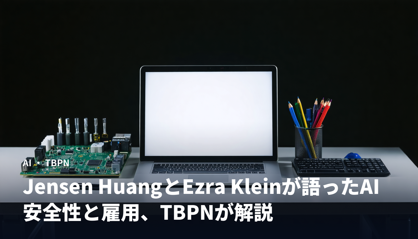 Jensen HuangとEzra Kleinが語ったAI安全性と雇用、TBPNが解説