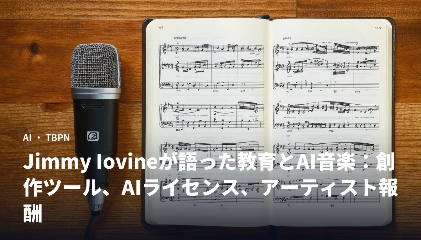 Jimmy Iovineが語った教育とAI音楽:創作ツール、AIライセンス、アーティスト報酬