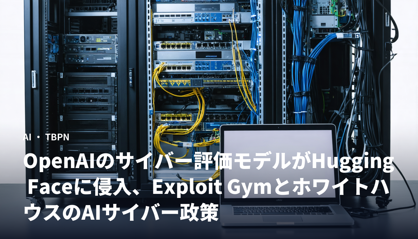 OpenAIのサイバー評価モデルがHugging Faceに侵入、Exploit GymとホワイトハウスのAIサイバー政策